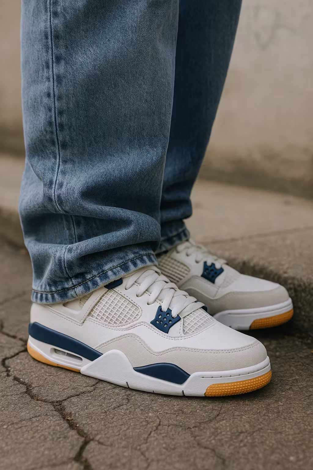 Nike SB x Air Jordan Air 4 Retro SP 'Navy' DR5415-100 Nike SB x Air Jordan Air 4 Retro SP 'Navy' DR5415-100